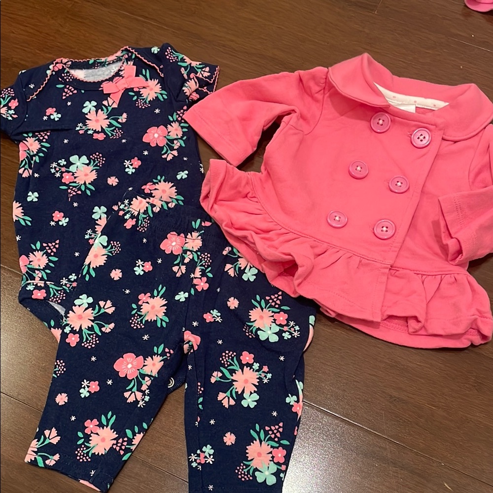 Carter's Pink Baby Outfit Set